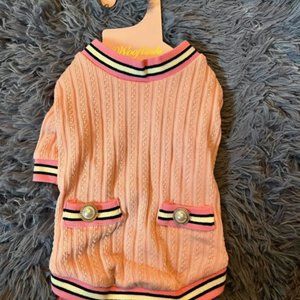 Preppy Cardigan by Wooflink - PINK SIZE 3